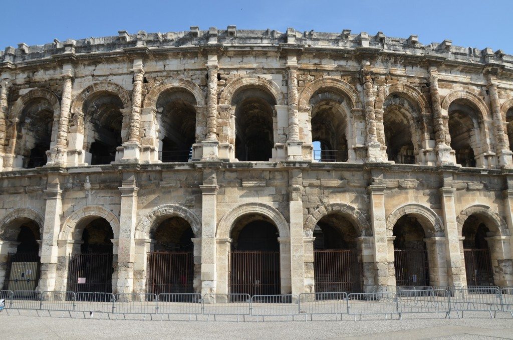 The Amphitheatre of Nîmes, built around 70 CE © Carole Raddato